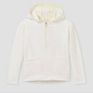 All in Motion Kid’s 1/4 Zip Fleece Hoodie NWT XS 4- 5